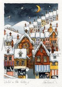 Winter in the Valleys Original Art - Click for larger image
