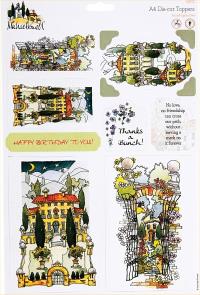 A4 Die-cut Toppers (Midnight Garden) - Click for larger image