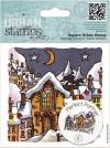 Square stamp - Silent night