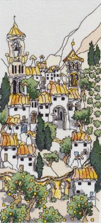 Spanish Hill Town III - Click for larger image