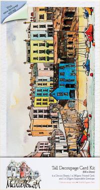 TALL CARD KIT - THE HARBOURSIDE - Click for larger image
